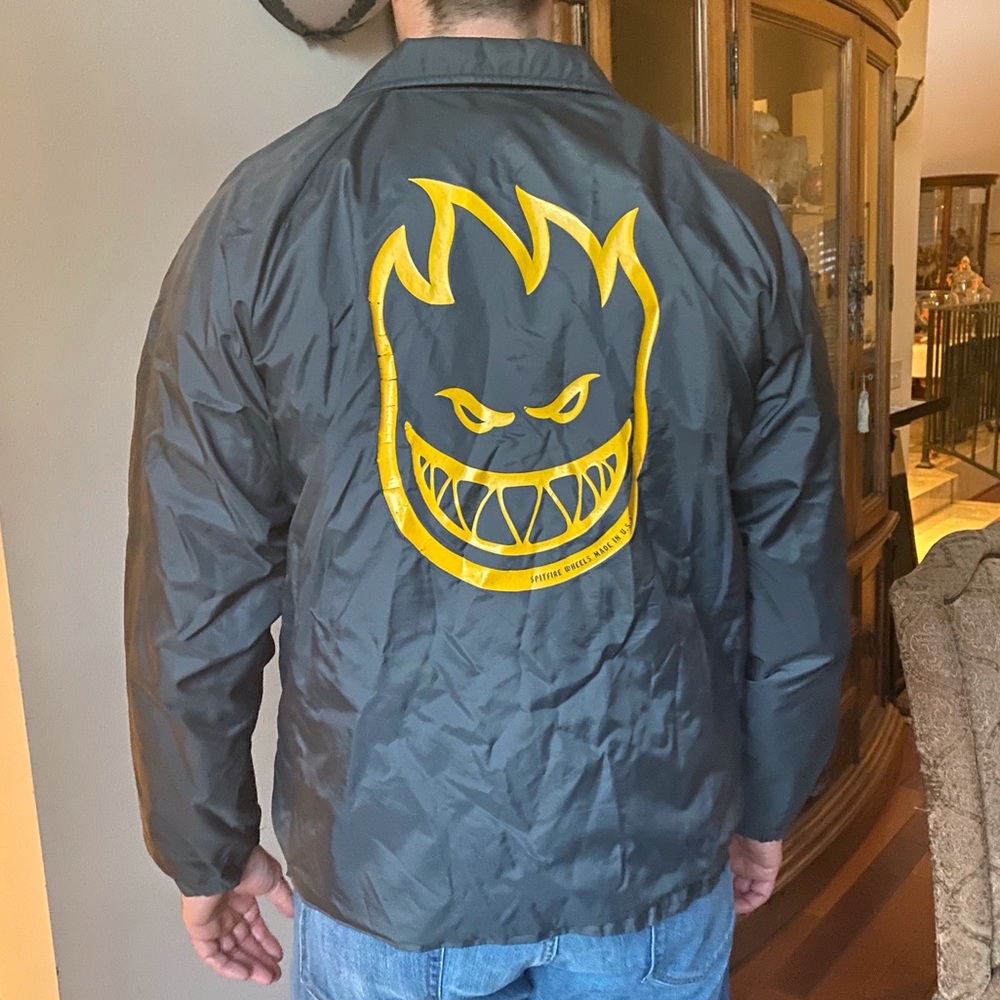 Vintage Spitfire windbreaker jacket Large